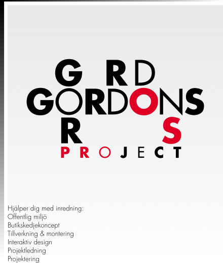 Gå till GORDONS PROJECT